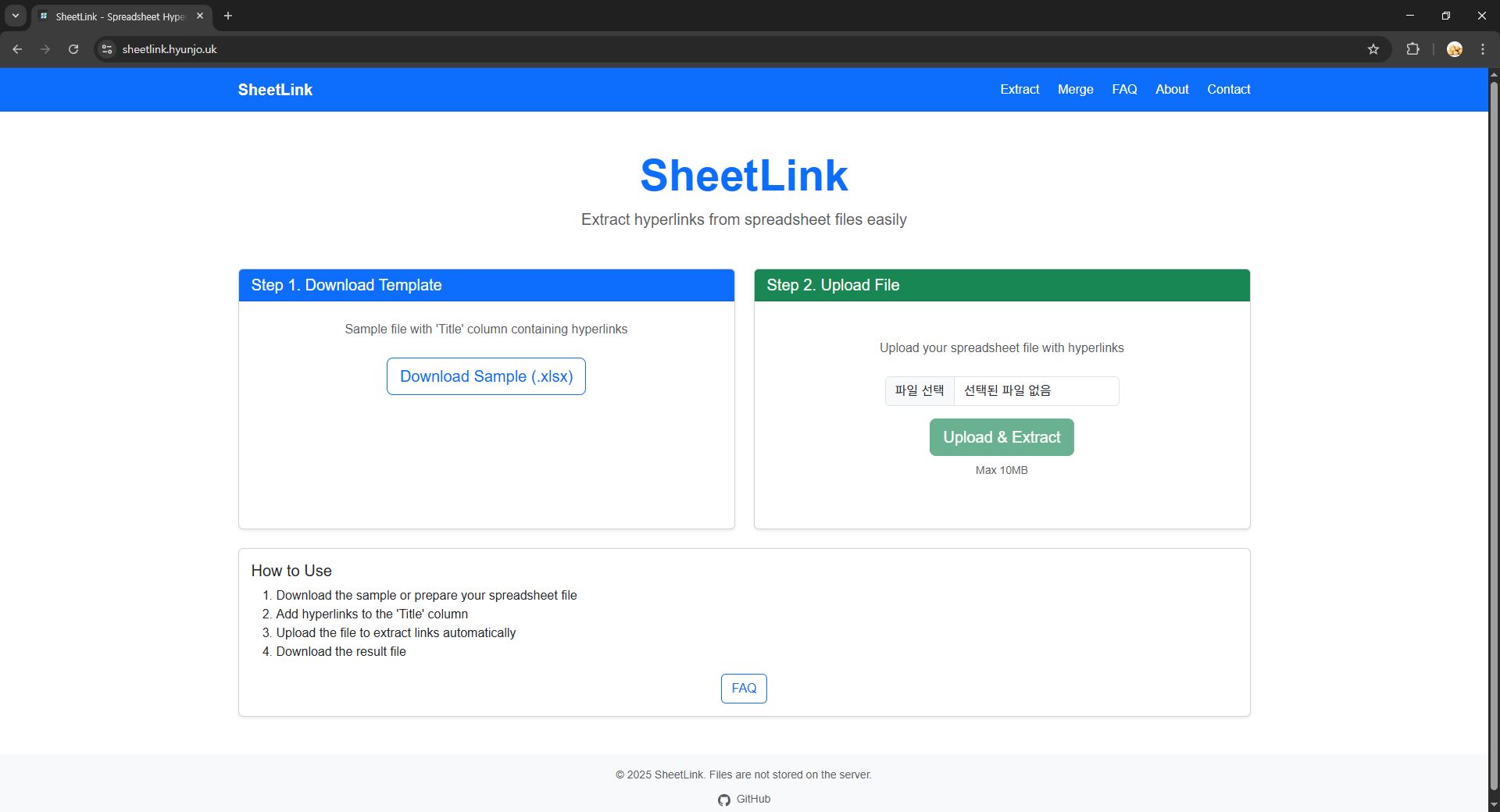 Building SheetLink - A Privacy-First Excel Link Processor